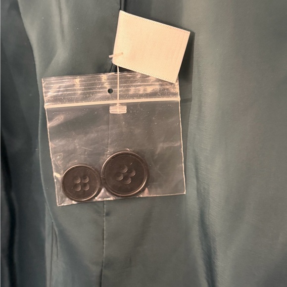 Talbots Wool Blend Pea Coat Jacket Petite Coat Teal - Picture 4 of 11